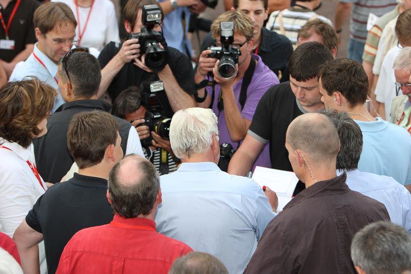 Fotografen fotografieren Menschen